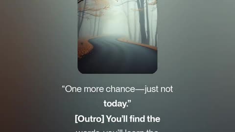 Just Not Today