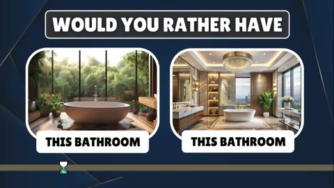 Would You Rather...? Luxury Life Edition 💰💸🤑