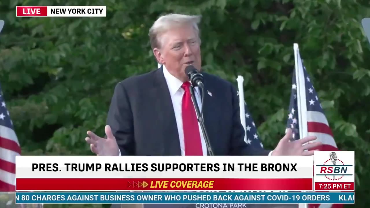 Trump speaks about...... being a hot guy