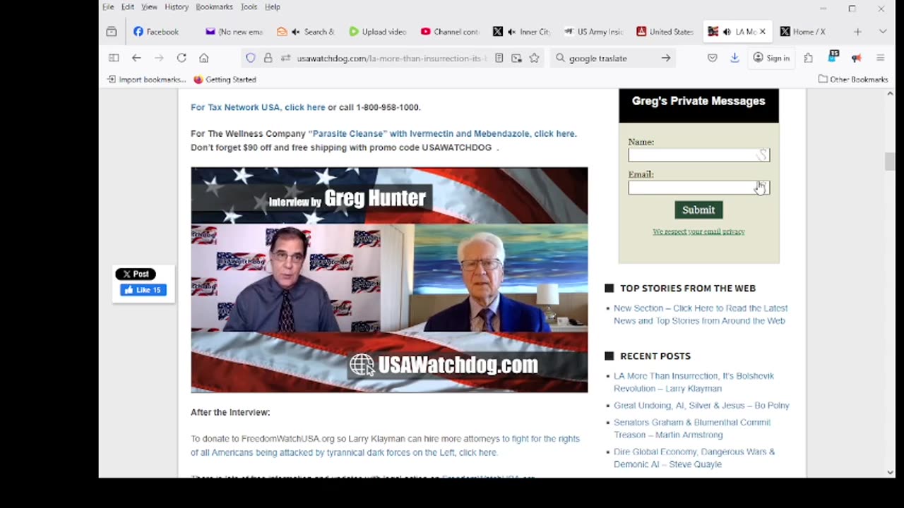 LA More Than Insurrection, It’s Bolshevik Revolution – Larry Klayman