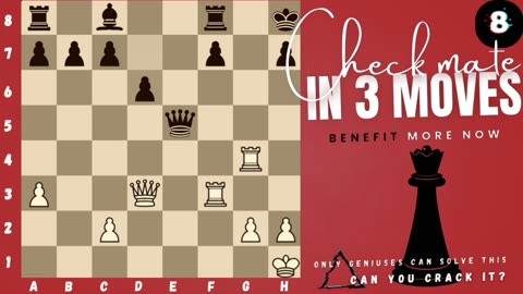 Can you checkmate in 3 moves? (P.9) (White to play)♟️