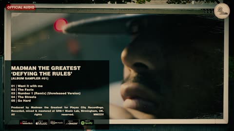 Madman the Greatest - Defying the rules (Album Sampler #01) [Official Audio]