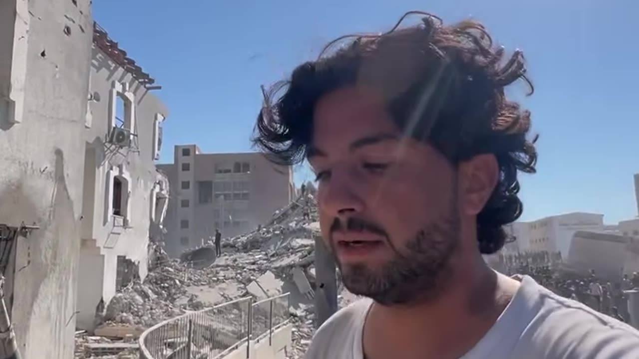 The fourth high-rise tower to be bombed, 4 days in a row