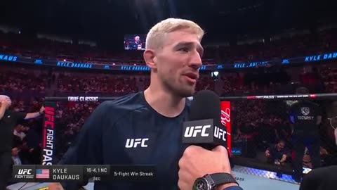 Kyle Daukaus Octagon Interview | UFC Shanghai