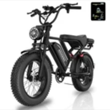 AOVOPRO 20" FAT TIRE ADULTS ELECTRIC BIKE 1500W 31MPH 48V 18AH MOUNTAIN EBIKE