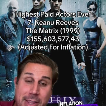 Keanu Reeves Matrix Money!!!