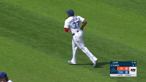 Vladimir Guerrero Jr. no solo es bueno con el madero