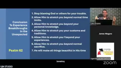 Dealing with the Unexpected – Dr. James Magara