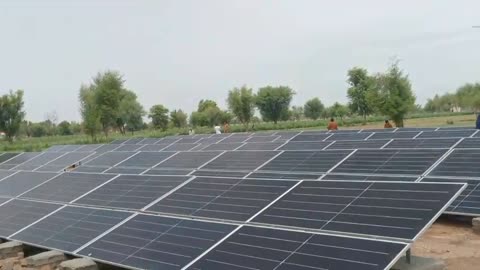 Solar system Tubewell Installed in Mianwali Village