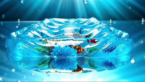 Aquatic Slime ASMR 💧 | Oddly Satisfying AI Visuals #Shorts
