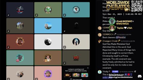 0237 WIDESTREAM - Worldwide Debates - YouTube/Twitch/Rumble