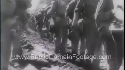 U.S. bombers Pave Way for Invasion Forces in Solomon Islands WWII newsreel archival footage