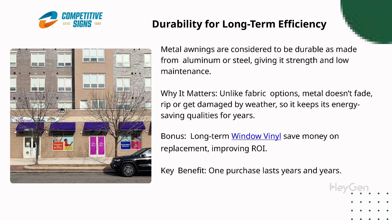 Why Metal Awnings For Business and Homes Are the Ultimate Choice for Energy Efficiency in 2025