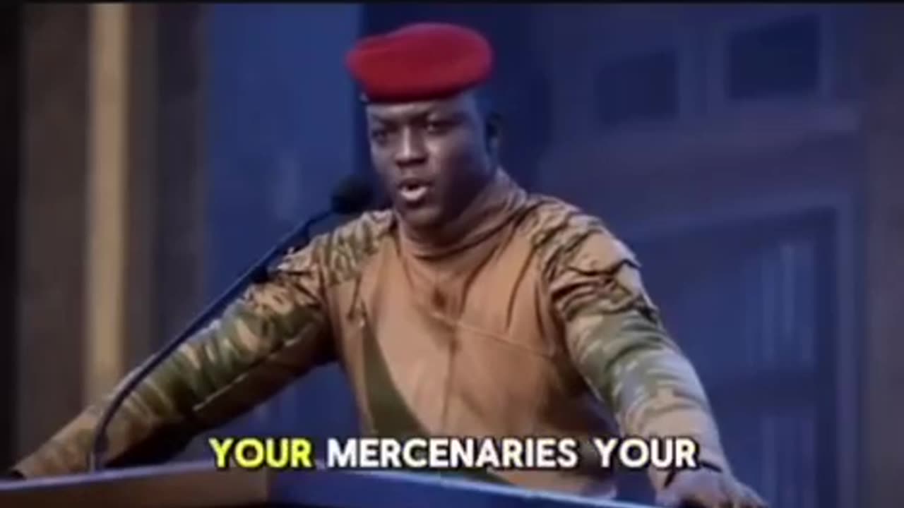 Ottimo discorso del Presidente del Burkina Faso, Ibrahim Traoré