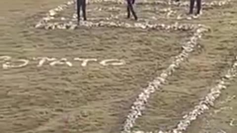 jew tourists dismantle a landmark cross on a Welsh hillside to create a giant star of remphan