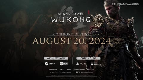 Black Myth: Wukong World Premiere Trailer at The Game Awards 2023