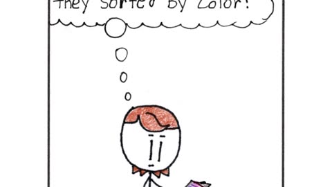 Sticky Shorts: Sorted Wrong (Stick-y Humor Comic Video)