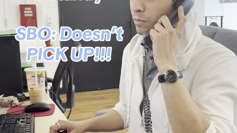 Small business owner: “Call me now, I’m free.”