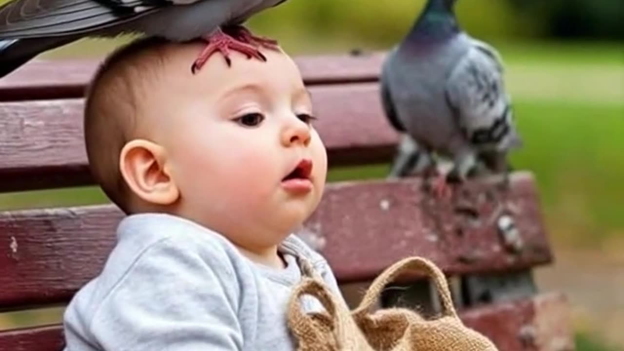 Pigeon on Head