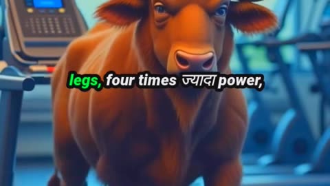 Bhains Gym Gayi 😎 | Bolta Janwar AI | Funny Animal Comedy #shorts