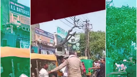 Home Guard Caught Assaulting Auto Driver in Moradabad, Sparks Outrage