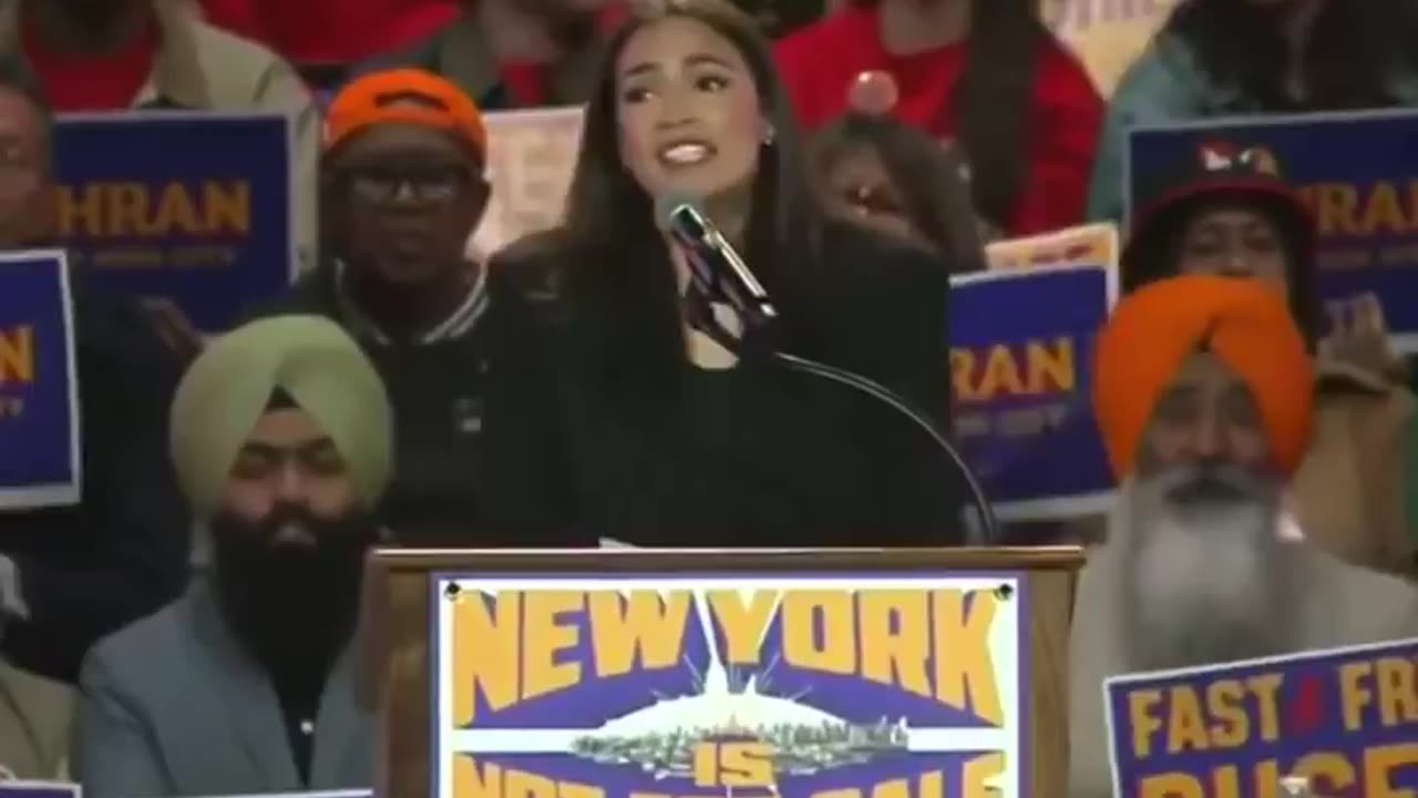 This is AOC with a severe case of TDS and she forgot to take her Prozac