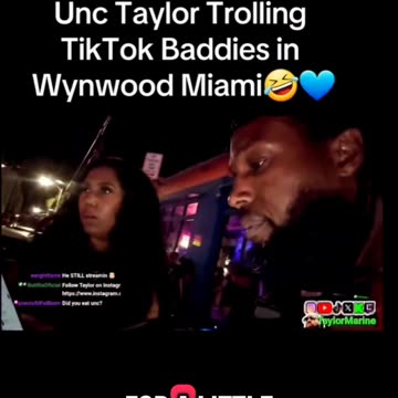 🤣 Unc Taylor Trolls Miami Baddies at 2 a.m.!