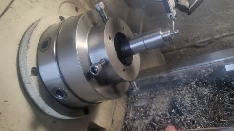 Final muzzel set up cut crown and threading