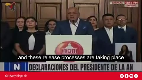 Jorge Rodríguez Announces Prisoner Releases as a “Gesture of Peace” Following Maduro’s Capture