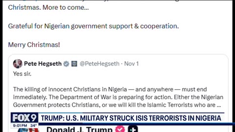 U.S. strikes against ISIS on Christmas Day