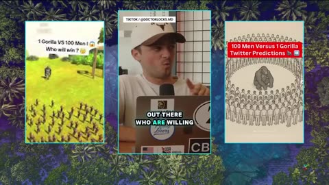 Scientist settles the viral '100 men vs gorilla' debate