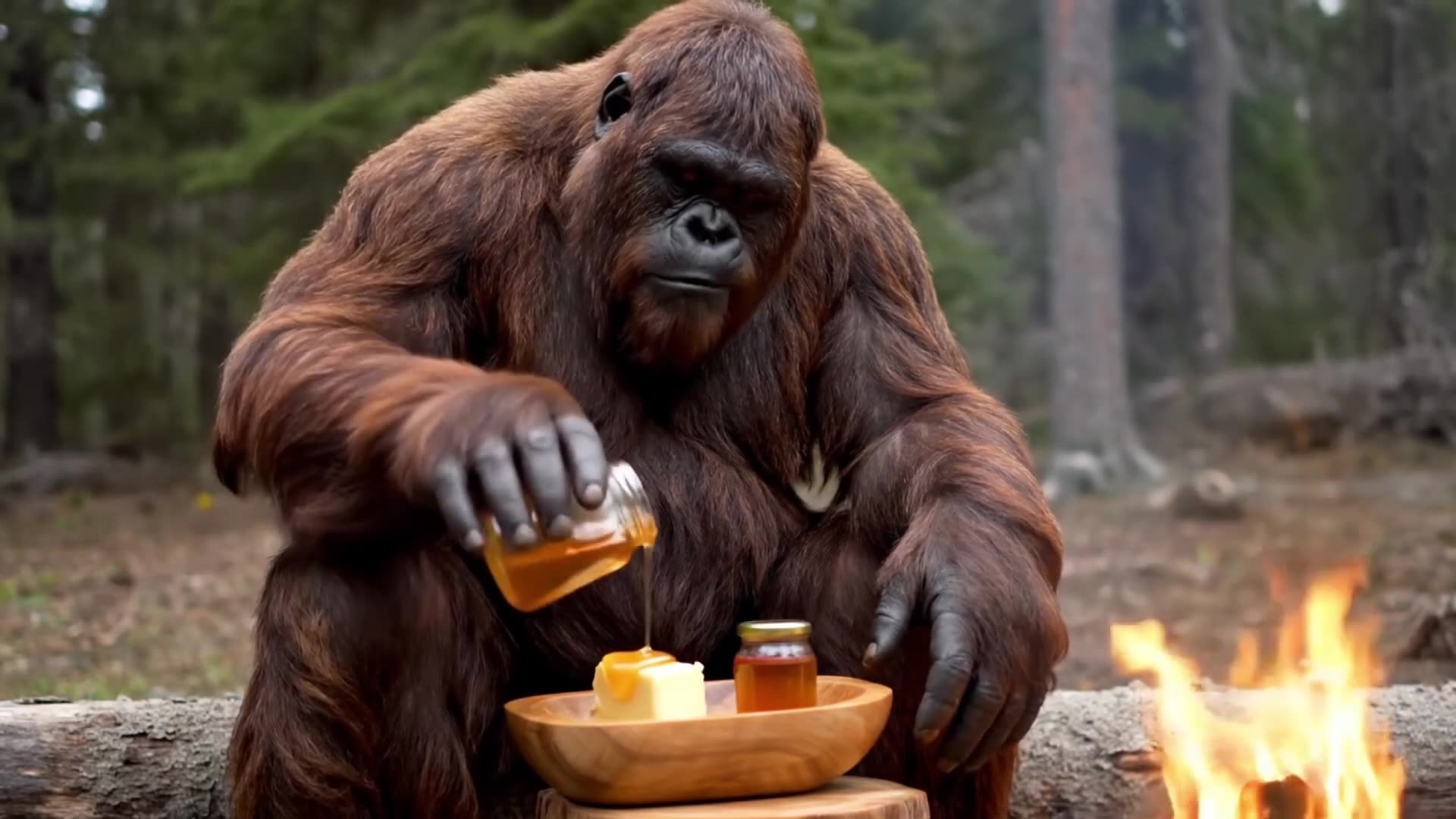 Bigfoot Vlog 11 Honey butter flatbread Cooking!!