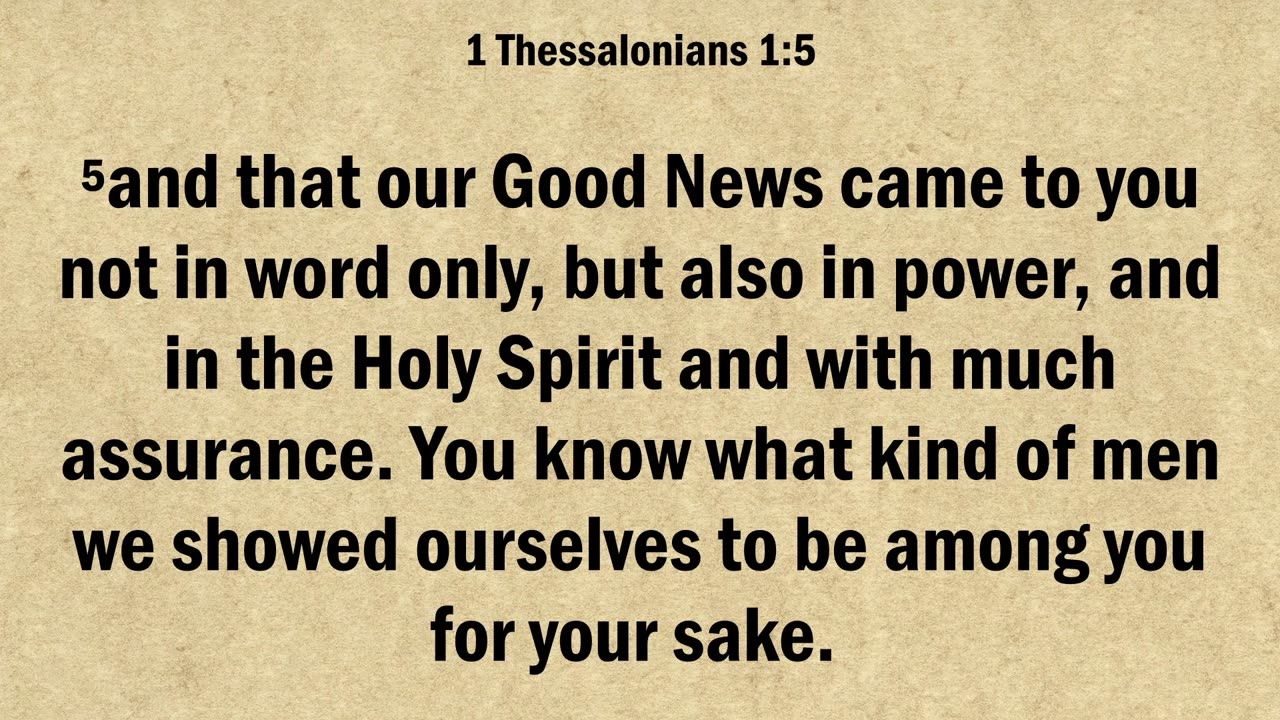 1 Thessalonians 1
