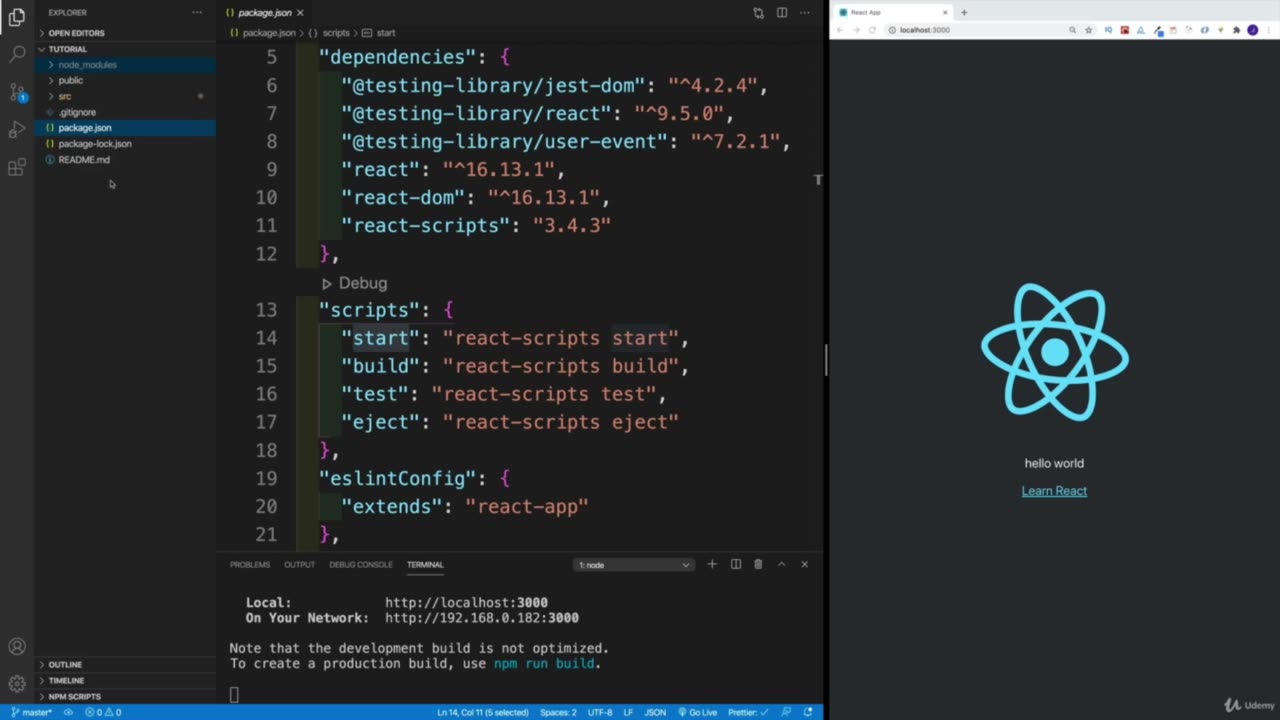 2. Install create-react-app - React Tutorial and Projects Course