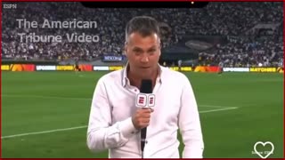 WATCH: ESPN Host Collapses Live on Air While Reporting from Soccer Stadium in California
