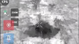 FLIR Cam Drone Strikes Rock Russian Infantry Overnight