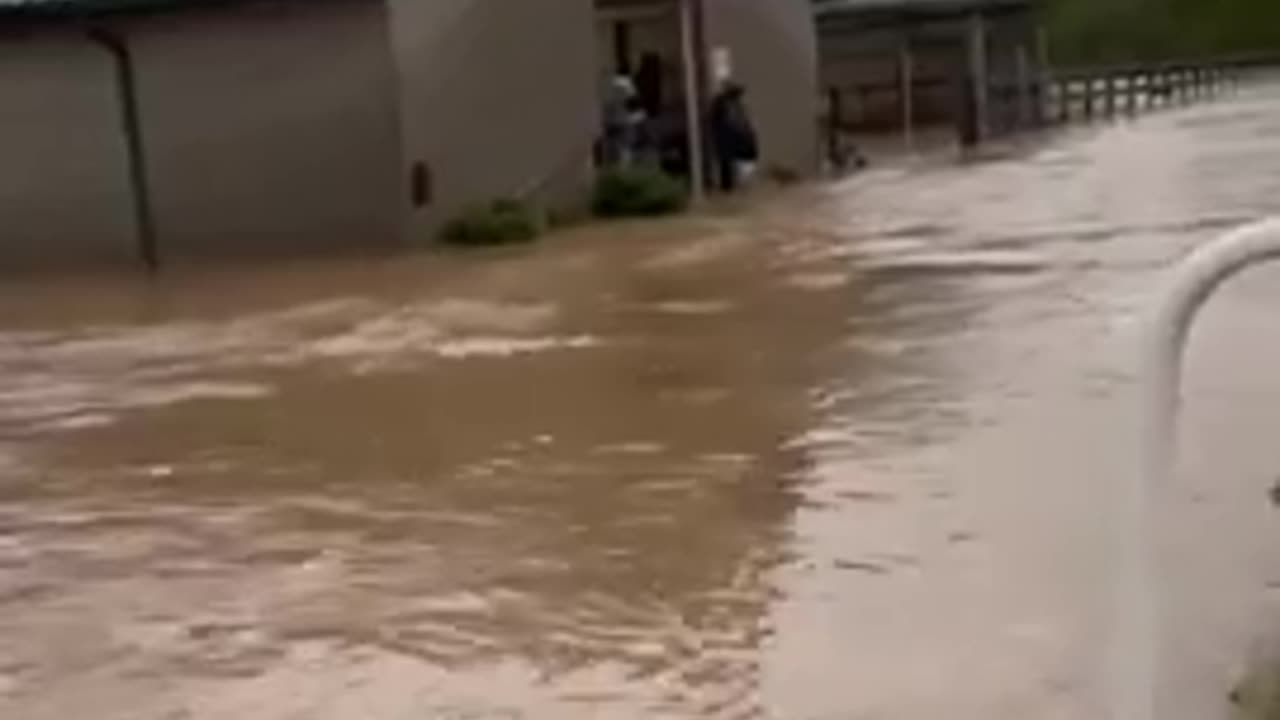 Flooding in Oaklawn of Arkansas, US