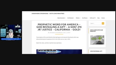 Prophecy Update 5/12/25 Biblical Signs Of The Times! Faith Lane Live with Annamarie Strawhand