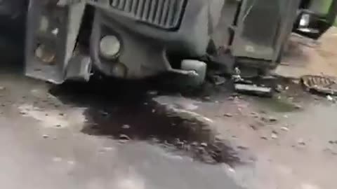 💥🚗 Ukraine Russia War | Russian POV Shows Abandoned Ukrainian MRAP After Heavy Fighting | RCF