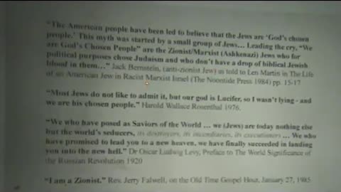 James Wickstrom - ((They)) themselves tell us who they are - May 4, 2013