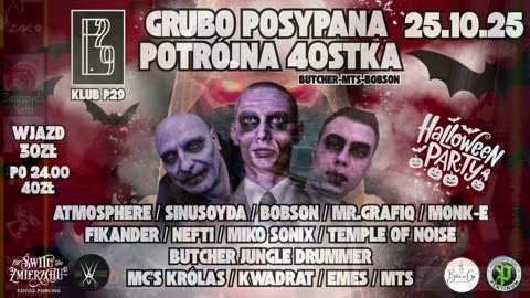 Sinusoyda x Nefti x Broken Mindz + Butcher Jungle Drummer @Stokowska Chata 25.10.25