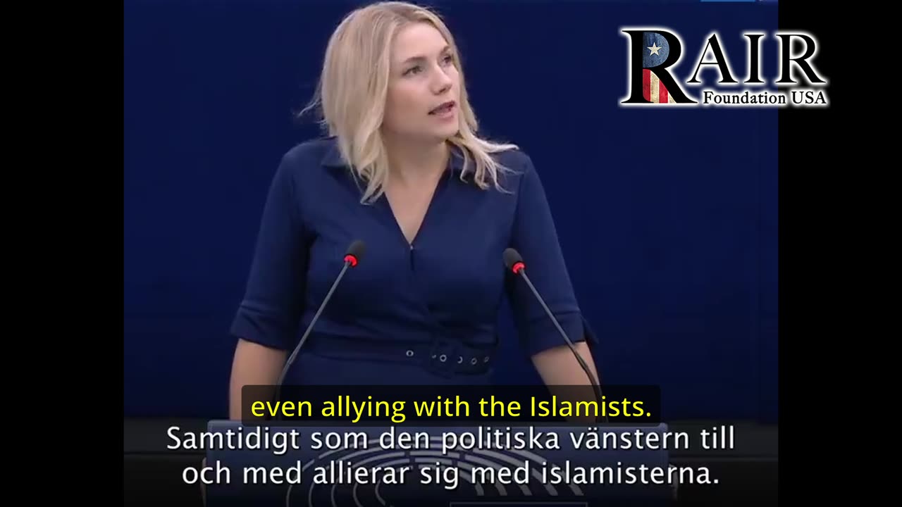 Islam Is a Threat to Women’s Rights in Europe': Swedish MP Beatrice Timgren Drops Truth Bomb in Fiery Parliamentary Speech