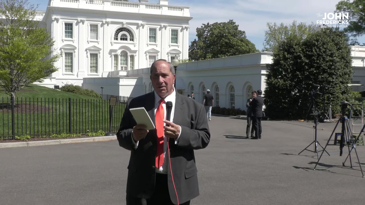 John Fredericks [White House Coverage] April 23, 2025