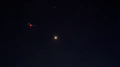 UFO being followed by a chopper
