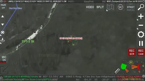 Helicopter video shows moment police rescue missing West Michigan woman