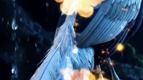 Unreal 4K Fantasy Bird on Glowing Crystals | Mind-Blowing AI Art