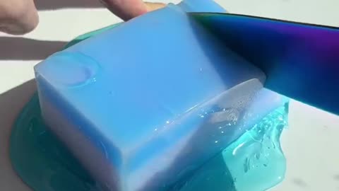 Trying SLIME SOAKED SPONGE ASMR 🧽