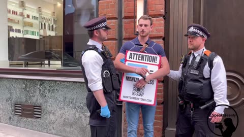 British man protested politely at Pride and was arrested by 11 cops. In UK, if you