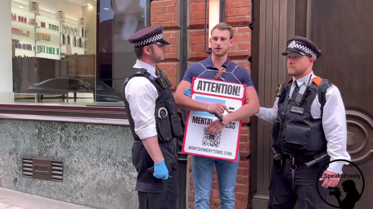British man protested politely at Pride and was arrested by 11 cops. In UK, if you