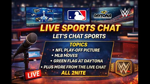 #SPORTS #CHAT #LIVE, LET'S CHAT SPORTS